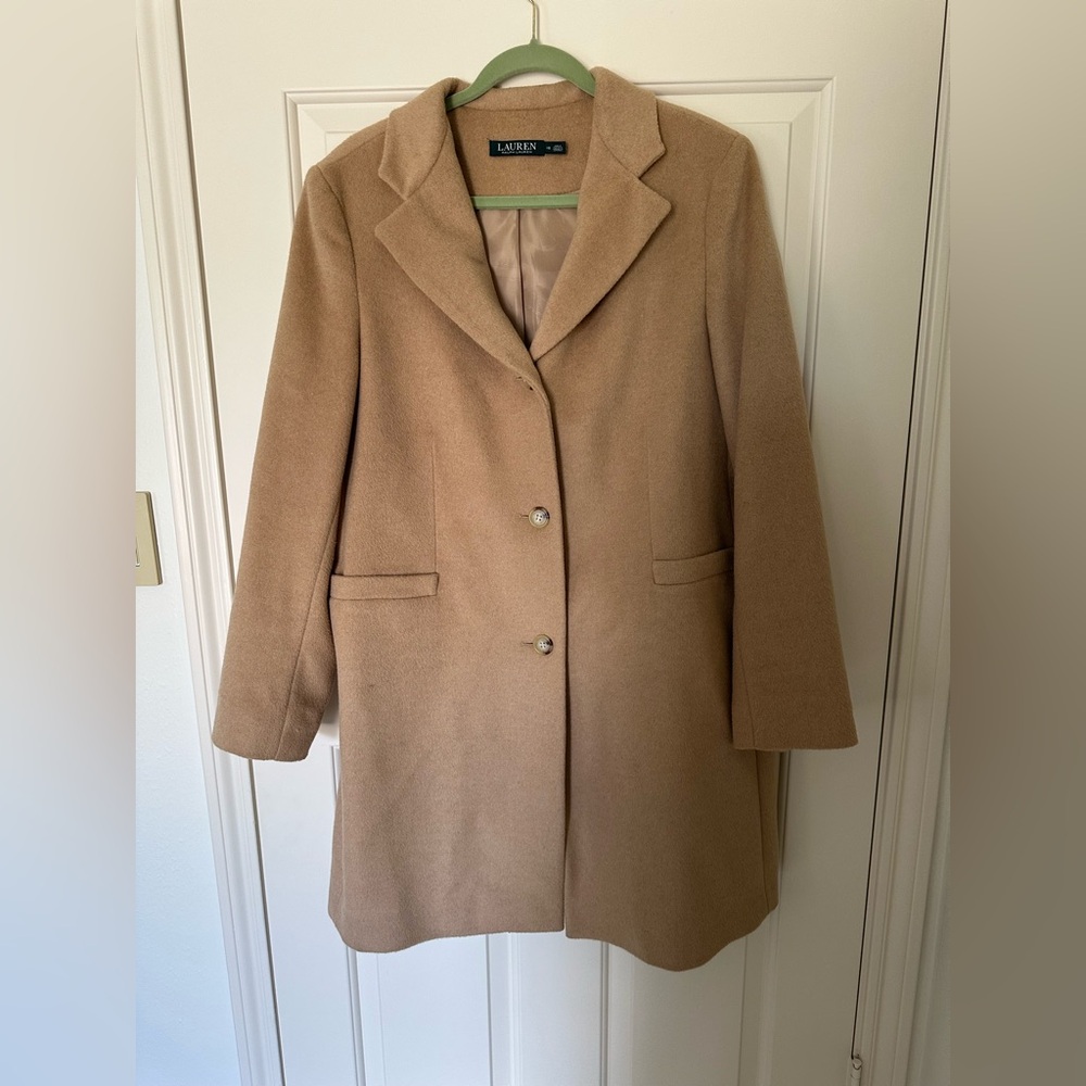 Ralph Lauren Women's Tan Blazer Coat